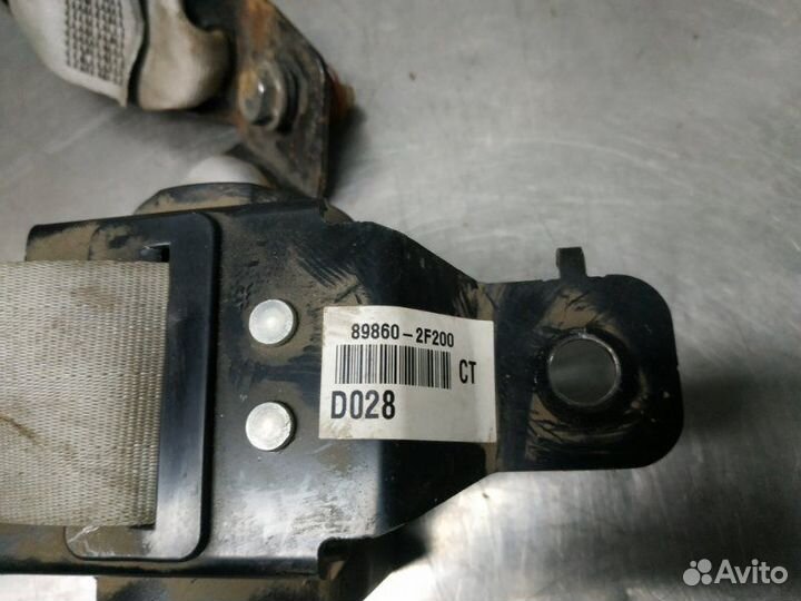 Ремень безопасности центральный задний Kia Cerato