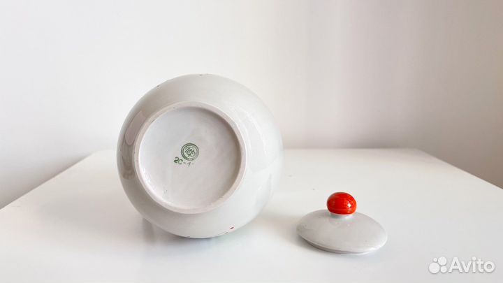 Кувшин расписной фарфор Пфз винтаж