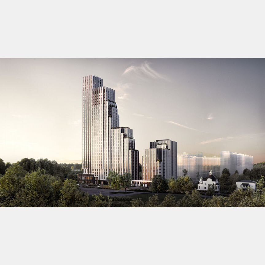 2-к. квартира, 79,4 м², 4/43 эт.