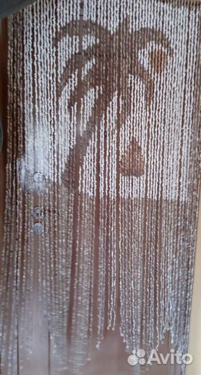 Декоративная штора из ракушки. Новая. 90*190