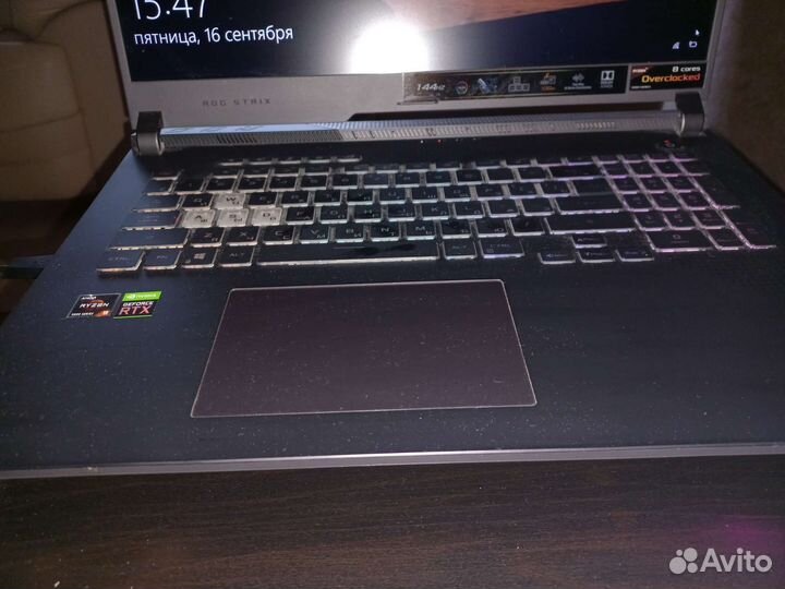 Игровой ноутбук Asus rog strix 17 дюйммов