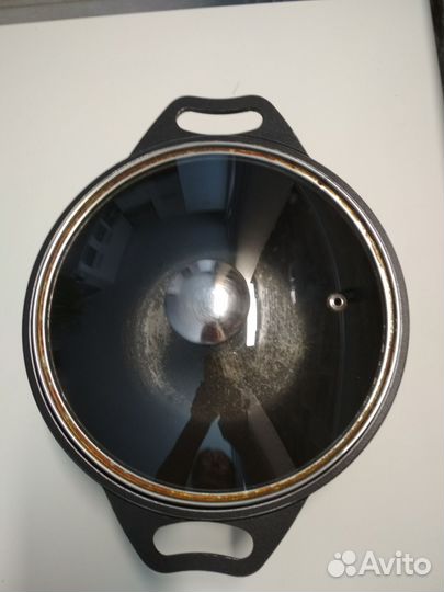 Казан Кукмара емк.2,5л со стеклянной крышкой