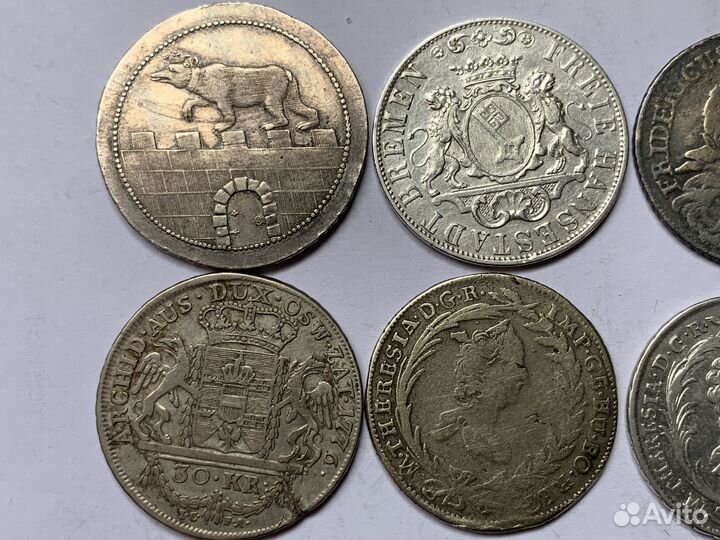 Монеты-15.Серебро.Германия.Австрия