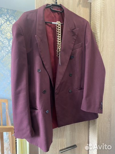 Аренда Малиновый пиджак 90х