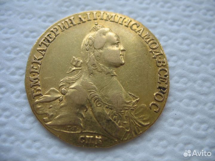 RRR Червонец Екатерины 2 -1764г