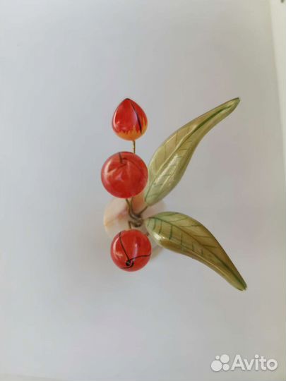 Тюльпаны в вазе, селенит, высота 11 см