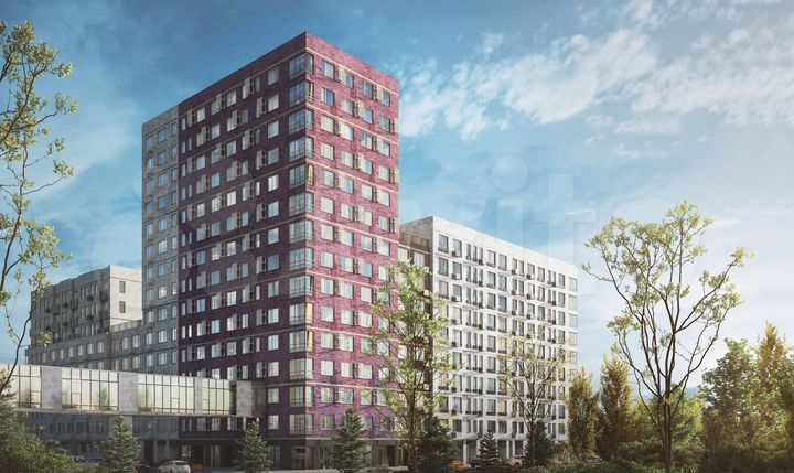 2-к. квартира, 45,3 м², 5/15 эт.