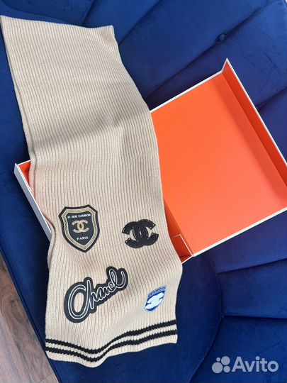 Комплект шапка и шарф Chanel