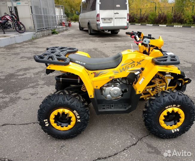 Квадроцикл Motoland Wild X 125 желтый