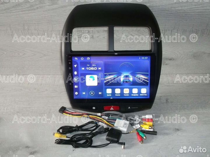 Магнитола Mitsubishi ASX Android GPS WiFi