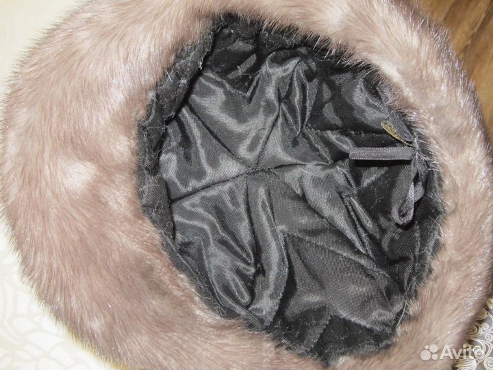 Норковая шапка б/у один сезон