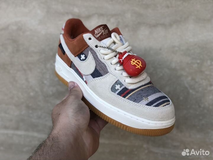 Кроссовки Nike Air Force 1 Low Purce Brown