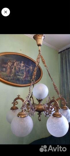 Люстры из бронзы и оникса Югославия