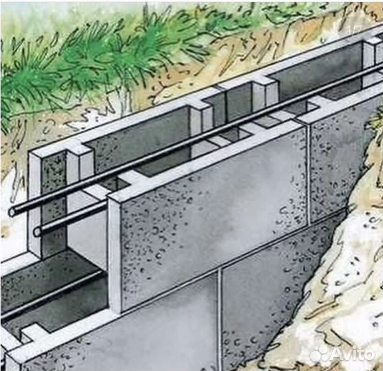 Блок несъемной опалубки