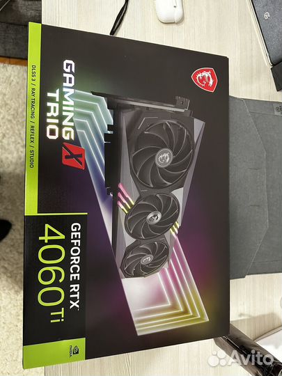 Видеокарта MSI RTX4060Ti gaming X trio 8GB