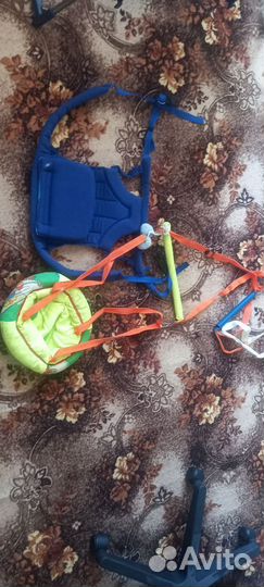 Бортики на кровать с балдахином + прыгунки(качели)