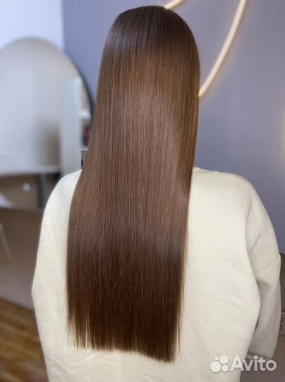 Кератиновое выпрямление