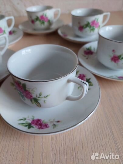 Сервиз чайный сервиз кофейный 12 предметов