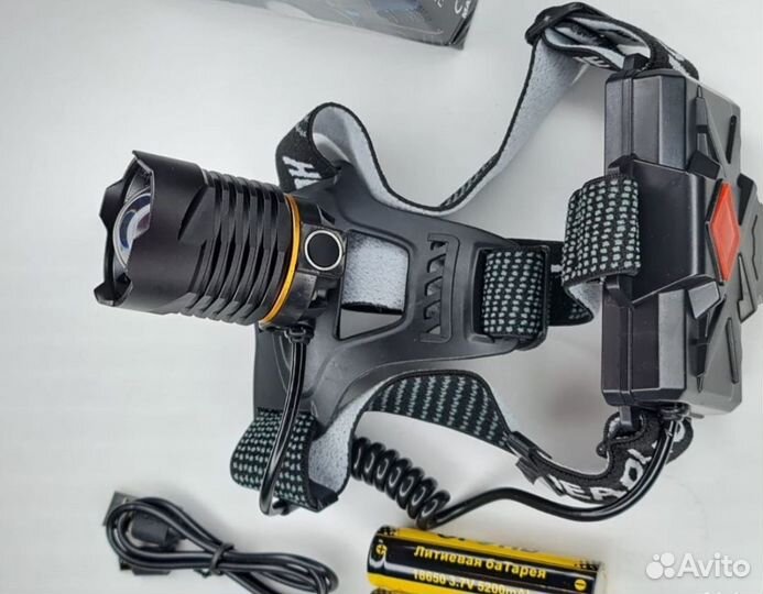 Сверхяркий налобный фонарь «Белый лазер»