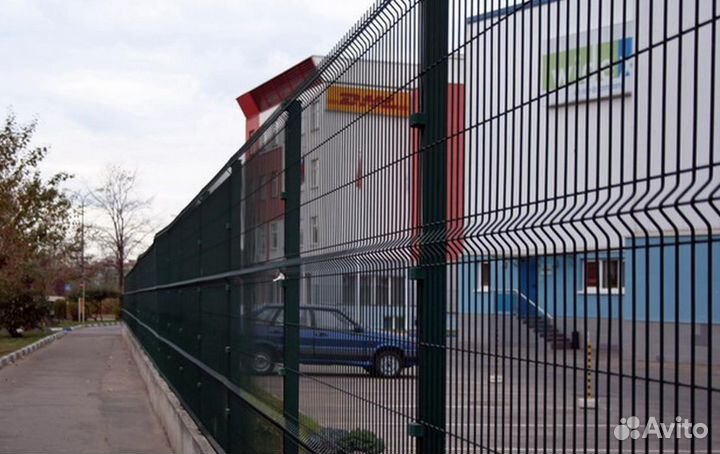 Забор из 3D сетки за 1 день быстро