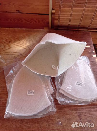 Шапка банная без вышивки