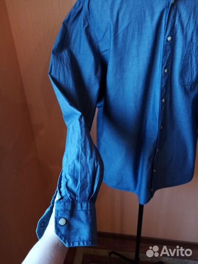 Рубашка 50-52 р-р тонкий коттон