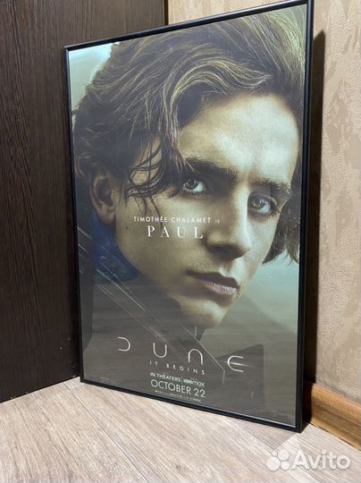 Постер Дюна с Тимоти Шаламе
