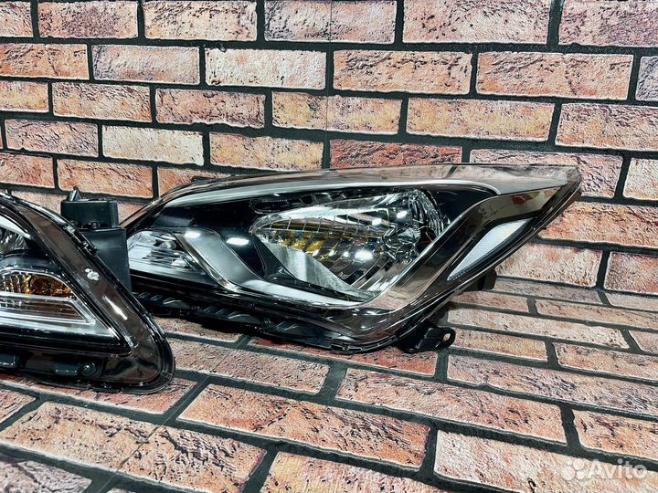 Фары новые на Hyundai Solaris 1 2014-2017 года