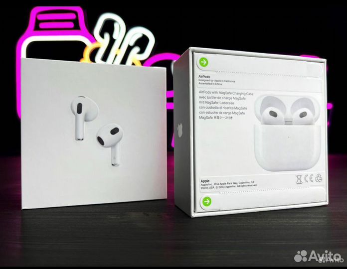 Беспроводные наушники apple airpods 3