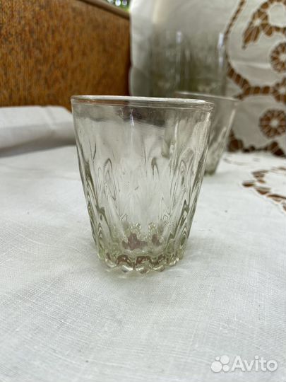 Стеклянные рюмки СССР, 10 шт