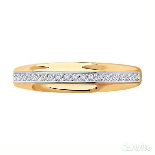 Кольцо sokolov из золота, 1011549, р.18,5