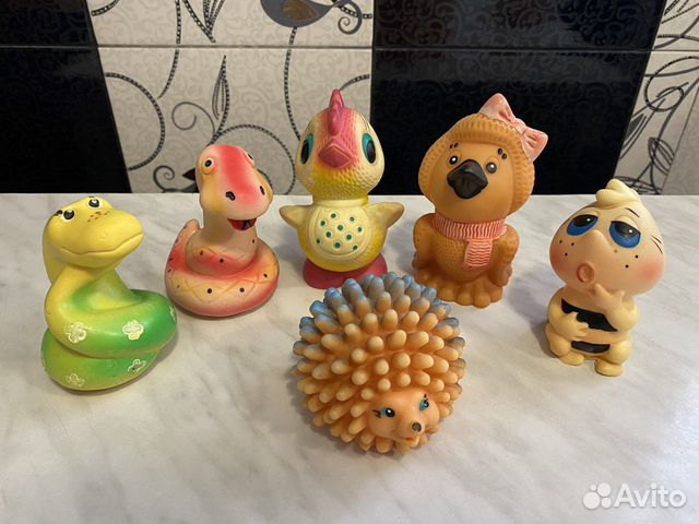 Игрушки СССР удав ворона цыпленок еж пчела
