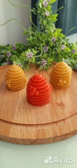 Свечи восковые из пчелиного воска