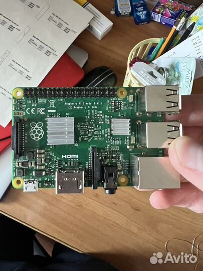 Raspberry pi 2 + радиатор + корпус