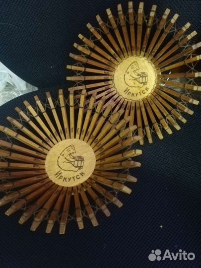 Конфетница из дерева СССР