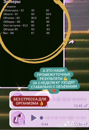 Онлайн тренер по фитнесу.Входит ведение по питанию