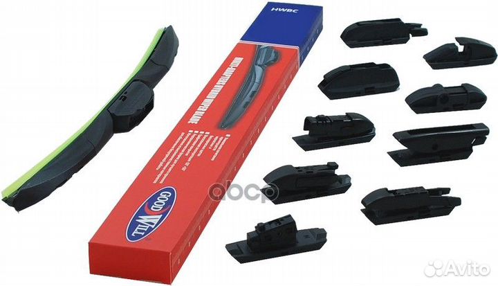 Щетка стеклоочистителя 400мм (гибридная) hwbc16