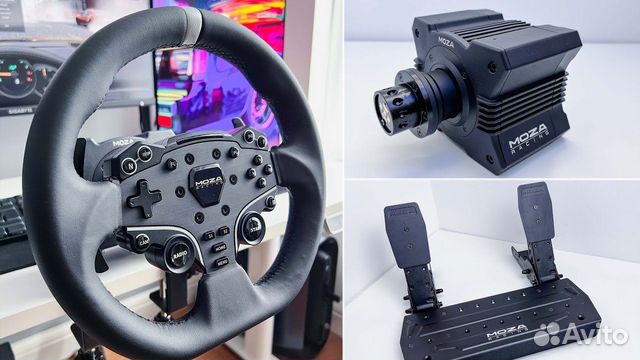 Как подключить руль moza r5 к пк