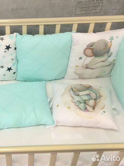 Бортики в кроватку