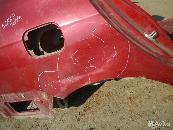 Крыло заднее правое Volkswagen Jetta