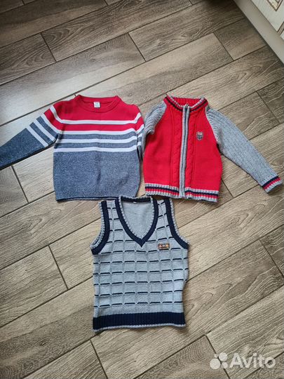 Кофта и безрукавка р98