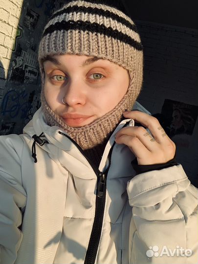 Балаклава женская вязаная