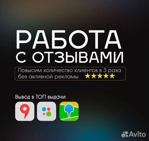 Работа с отзывами. Управление репутацией