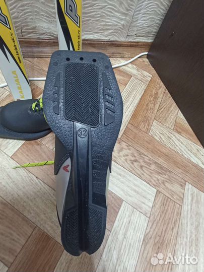 Лыжи беговые детские 150см, с ботинками