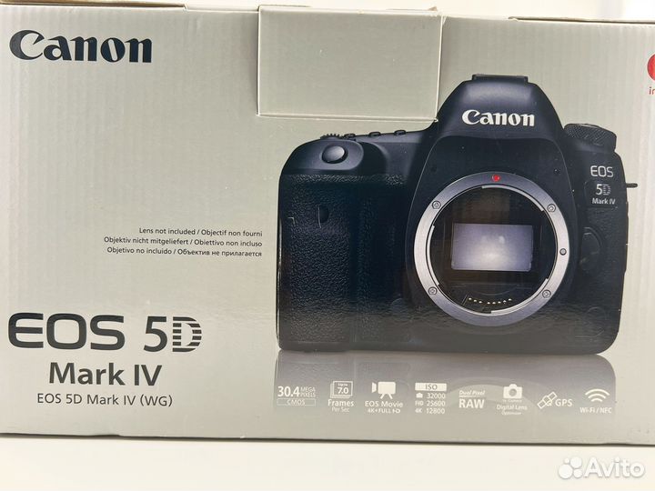 Canon eos 5D mark iv body (1 тыс. кадров)