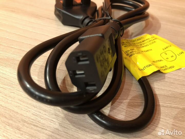 Кабель питания bs-1363/a на 13А с предохранителем