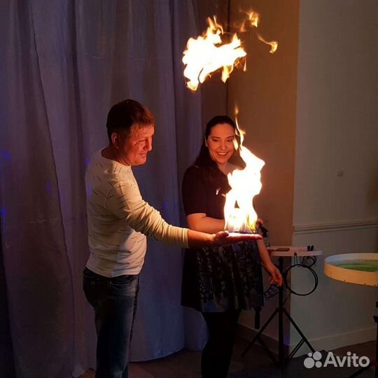 Шоу контактных мыльных пузырей