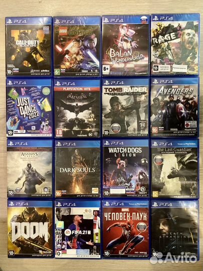 Игры для sony PS 4