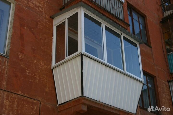 Балкон остекление под ключ в рассрочку