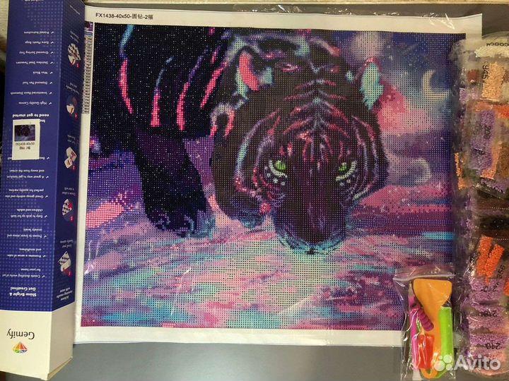 Алмазная мозаика, вышивка